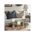 thumbnail image 6 of Candle Holder For Pillar Candle Set Of 3 Farmhouse Wood Candle Holder Rustic Wooden Candle Stand Vintage Small Wooden Candlestick HoldersDecorative For Living Room Table Centerpiece Brown, 6 of 8