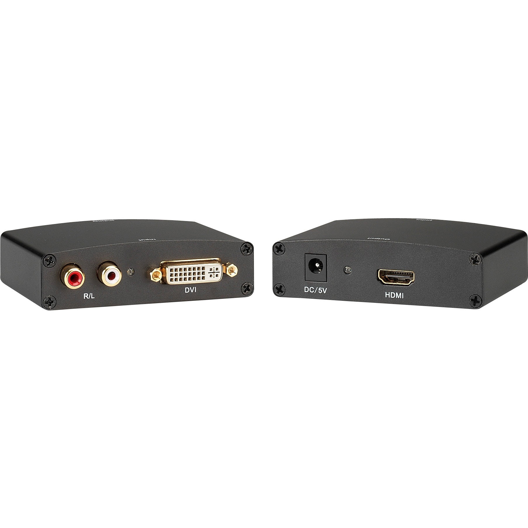 DVI with RCA audio to HDMI Converter