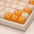 thumbnail image 3 of Honey Milk Theme 140 Keys English Mechanical Keyboard XDA Profile DYE-Sub PBT Keycap Keyboard PBT material Keycap for Mechanical Gaming Keyboard Keycaps Set for Mechanical Gaming Keyboard, 3 of 5