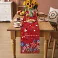 thumbnail image 2 of Independence Day Table Runner 70 Inches Long Farmhouse Dress Scarves, 4th of July Red Striped Stars Patriotic Dining Tablerunner for Coffee Table/Kitchen Island/Party Décor, 13" x 70", 2 of 8