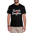 thumbnail image 2 of Favorite Daughter T-Shirt, Funny Novelty Mom/Dad's Favorite T-Shirt,OdeJous Black XL, 2 of 7