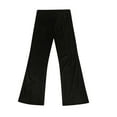 thumbnail image 5 of Men's Vintage 60s 70s Bell Bottom Pants, Classic Comfort Flared Jeans Retro Disco Outfits for Theme Parties and Events (Without Belt),Black,L, 5 of 6