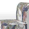 thumbnail image 3 of Designart "White Floral Paisley" Upholstered Patterned Accent Chair and Arm Chair, 3 of 5