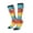 2 Black-1, variant on Women Crew Soft Moisture-wicking Socks Colorful Wool Balls Pattern Design Cotton Socks, One Size fit All