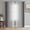 Gray,White,Black, variant on Grey Ombre Sheer Curtains 45 Inch Length 2 Panels Set, Vintage Gray Gradient Stripes Geometric Voile Window Treatment Rod Pocket Small Kitchen Curtains Drapes for Bedroom 52"x45"x2