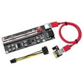 thumbnail image 4 of stanreset PCI-E 1x vers 6x Carte d'Extension USB3.0 Carte Carte Adaptateur Portable pour Ordinateur de Bureau PC pour l'Exploitation Minière Câble Accessoires d'Équipement Électrique Fente Rouge Câble Rouge 1 Ensemble, 4 of 6