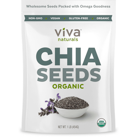 Organic Chia Seeds 1 lb (Best Chia Seeds For Weight Loss)