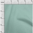 thumbnail image 2 of oneOone Rayon Teal Green Fabric Geometric Craft Projects Decor Fabric Printed By The Yard 56 Inch Wide, 2 of 4