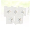 thumbnail image 3 of HEALEEP 10pcs Adhesive Wall Hangers No Nails Required Transparent Hooks for Picture Wedding Dress Display, 3 of 8