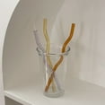 thumbnail image 5 of Reusable Glass Straws BPA-Free Colored Glass Straws for Beverages, Shakes, Milk Tea, Transparent and Beautiful, 7 Pack, 5 of 5