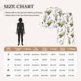 thumbnail image 4 of Fotbe Lavender Flowers Pattern Long Sleeve Pajama Set for Women,Sleepwear Set,2-piece Loungewear Set,Soft PJs Comfy Nightwear with Pockets -, 4 of 7