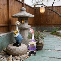 Sruoe Garden Statues for Outside, Garden Decorations Outdoor, Duck Garden Decor, Gardening Gifts, Garden Statues and Figurines Outdoors, Garden Statue Decoration for Garden Lawn Pathway Yard, 1 Pack