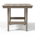 thumbnail image 4 of WestinTrends Ashore Outdoor Modern HDPE 66" Wide Rectangle Patio Dining Table for 6, Weathered Wood, 4 of 9