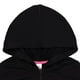 thumbnail image 3 of Barbie Big Girls French Terry Zip-Up Hoodie Black 14-16, 3 of 3