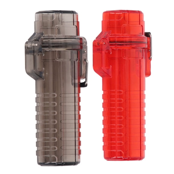 Waterproof Storage Tube Container, 2Pcs Plastic Portable Travel Box Airtight Camping Pocket Storage Tube for Keys, Rings, Earrings, Necklaces, Extensive Use