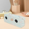 thumbnail image 6 of Unique Bargains 1 Pc Cartoon Print Style Drawstring Makeup Bag for Vacation Blue Green Polyester, 6 of 6