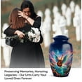 thumbnail image 3 of Large Angel Wings Guitar Human Ashes Adult Male, Mini Keepsake Urn For Ashes, Funeral Burial Cremation Urns, Musical Tribute Decorative Ash (Size, 10 Inch 1pcs & 3 Inch,1pcs), 3 of 5