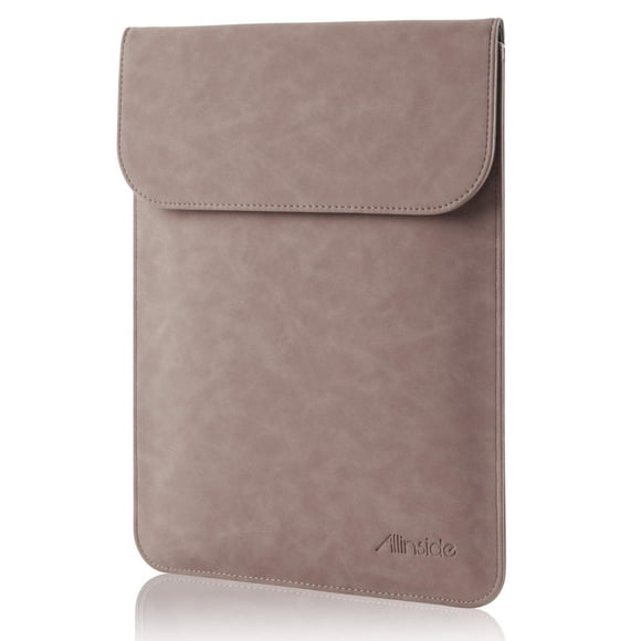 Allinside 13" Laptop Sleeve Compatible with MacBook Air 13 2018-2024 (A1932 A2179 A2337 M1) / MacBook Pro 13 2016-2024 (A2338 M1 A2251 A2289 A2159 A1989 A1706 A1708), Synthetic Leather, Pink