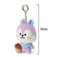 thumbnail image 3 of KPOP Bangtan JHOPE BT21 INSIDE MANG Peluche Llavero Ardilla Muñeca, 3 of 4