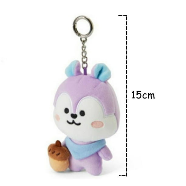 KPOP Bangtan JHOPE BT21 INSIDE MANG Peluche Llavero Ardilla Muñeca