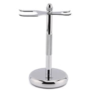 Estilo Chrome Razor and Shaving Brush Stand