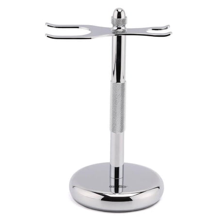 Estilo Chrome Razor and Shaving Brush Stand