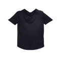 thumbnail image 4 of T-shirt à Capuche pour Homme en Coton Slub Uni à Manches Courtes, Coupe Ajustée, 4 of 5