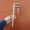 thumbnail image 4 of Abrazadera de barra Manual, abrazadera de riel de guía de tornillo rápido antideslizante para carpintería, mesa MFT, 4 of 5
