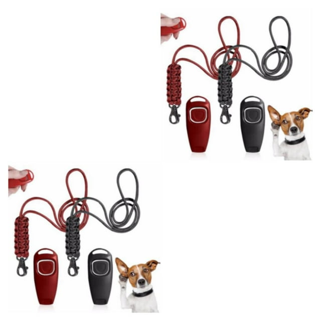 pitrice 2pack/lot Training Whistle For Dogs Durable And Portable With Clicking Feature Dog Whistle Recall 2Set