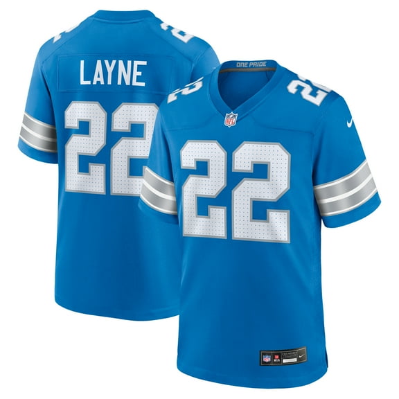 Men's Nike Bobby Layne Blue Detroit Lions Retired Player Game Jersey