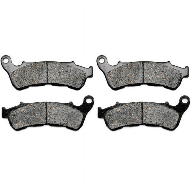 KMG Front Brake Pads Compatible with 2008 Honda CBF 1000 - Non-Metallic Organic NAO Brake Pads Set