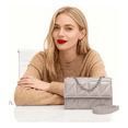 thumbnail image 2 of Bolsa Bandolera Mujer Moda Dama Bolsas Mujer 4 Xtellar beige, 2 of 3