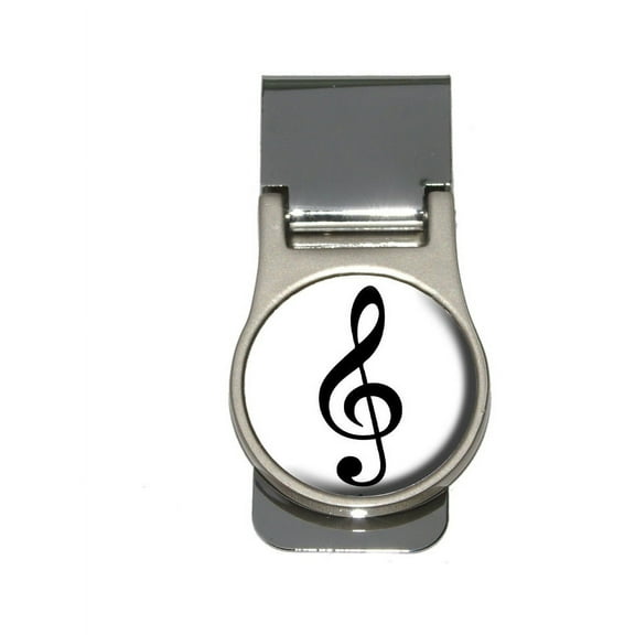 Treble Clef - Music Money Clip