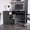 Gray, variant on L-Shaped Desk | Apt for Focused Work with Adequate Surface Area | Constructed from Strong Particle Board | Addresses Lack of Workspace