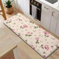 thumbnail image 5 of Pioneer Flower Floral Print Pattern Kitchen Rug Mat,Kitchen Runner Rugs Non Skid Washable,Decorative Kitchen Floor Mats for Kitchen,Sink,Laundry,17"x47.2", 5 of 7