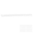 thumbnail image 4 of Les Peignes de Liaison Spirales, 30 Trous Portent des Bobines de Liaison en Plastique Résistant Spirale Forte Adhérence Manuelle Liée Non Break Réutilisable pour les Étudiants pour A4 A5 Cahier Transparent, 4 of 8