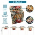 thumbnail image 7 of Table Runners 60 Inches Long Dress Scarves, Orange Pumpkin Fall Farmhouse Kitchen/Dining Table Runner, Small Coffee Tablerunners, Orange Plaid Thanksgiving Eucalyptus Leaves 13x60 Inch, 7 of 7