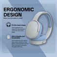 thumbnail image 4 of Bamboohart Ear Muffs for Noise Reduction Advanced Sound Blocking Earmuffs Comfortable Ear Protection for All Day Wear Blue, 4 of 5