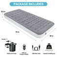 thumbnail image 4 of CAMULAND Camping Inflatable Mattress Airbed with Electric USB Rechargeable Pump, 4 of 7