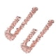 thumbnail image 5 of Pendientes colgantes para mujer, joyería de moda con rectángulo geométrico colgante Oro rosa, 5 of 9