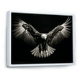 thumbnail image 2 of Designart "The Hunter'S Power Of The Bold Eagle IV" Animals Eagle Floater Framed Canvas Prints, 2 of 5