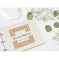 thumbnail image 5 of Darling Souvenir Personalized Engraved Laser Cut Wedding Guest Book Wooden Cover Sign-in Book Registry Guestbook Scrapbook-75, 5 of 7