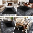 thumbnail image 5 of Large Area Rugs for Living Room Bedroom, Optical Illusion 6'x9' Rug Washable Carpet Runner Indoor Outdoor, Abstract 3D Black Grey Looks Like Holes Non Slip Floor Mats Rug for Kitchen, Playroom, 5 of 8