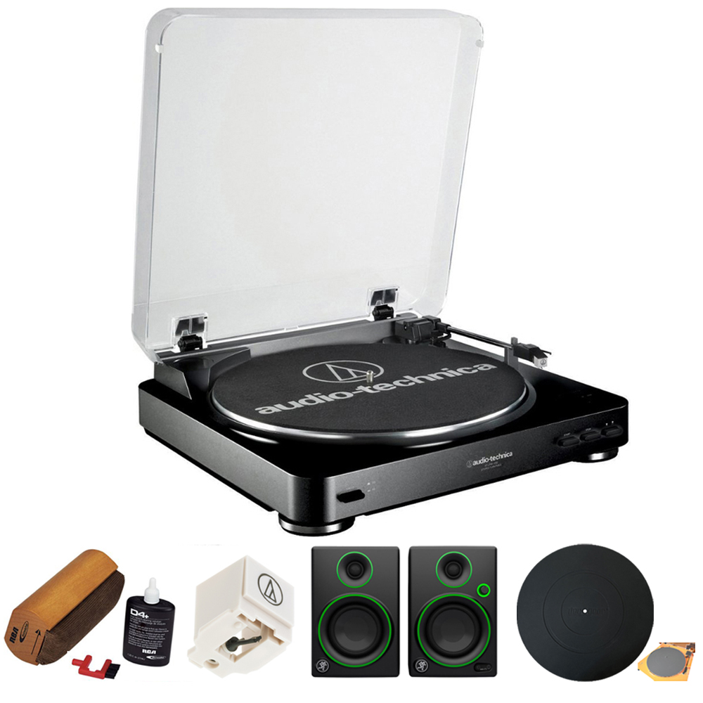 AudioTechnica Fully Automatic Stereo Turntable System, Black (AT