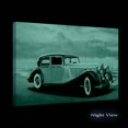 thumbnail image 2 of Startonight Canvas Wall Art Abstract - Retro Blue White Car Painting - Framed 24" x 36"&nbsp;, 2 of 6