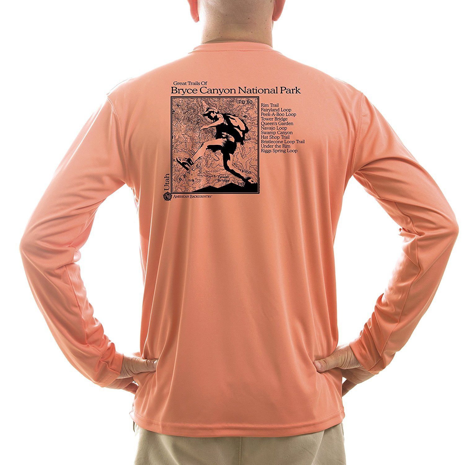 Long Sleeve T-Shirt Details about   Bryce Canyon National Park Men's UPF 50 