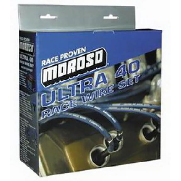 Moroso Ultra 40 Sleeved Race Wire Set, 8.65mm, Blue