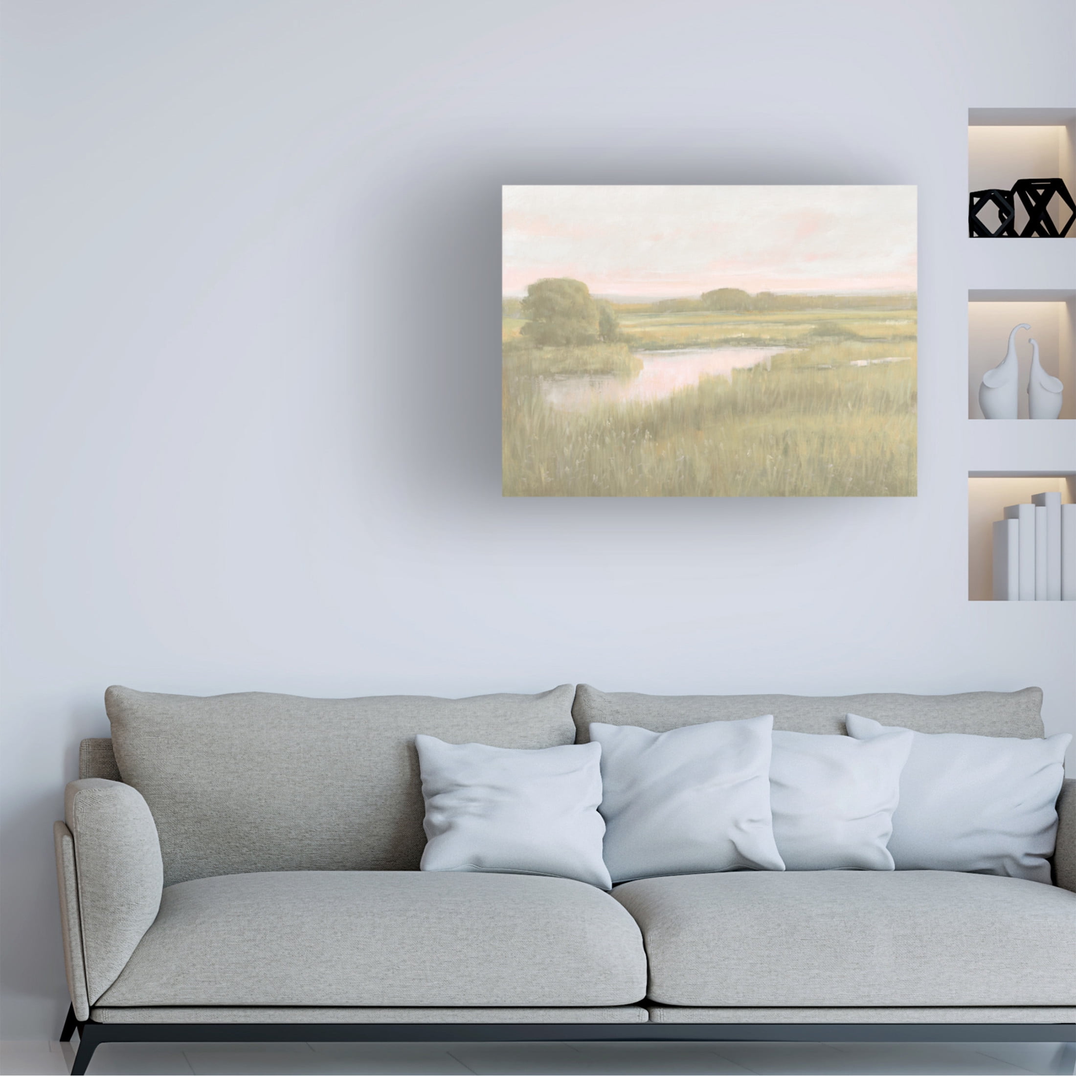 Trademark Fine Art Tim OToole Marsh Horizon at Dawn I Canvas Wall Art