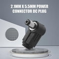 thumbnail image 5 of 10x 2.1mm X 5.5mm Male Plug Right Angle L Jack Dc Power Connector, 5 of 5