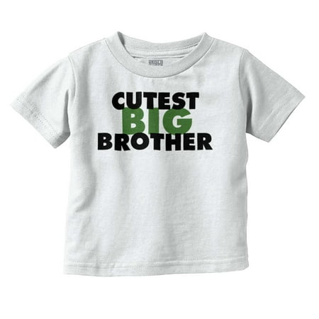 

Brother Boys Toddler Tshirts Tees T-Shirts Cutest Big Older Son Shower Birthday